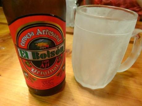 Aji infused beer at El Bolson