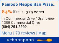 Famoso Neapolitan Pizzeria (Commercial Drive) on Urbanspoon