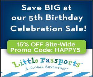 15% Off Little Passports for Their 5th Birthday! #ad