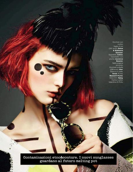 Sibui Nazarenko For Glamour Magazine, Italy, April 2014