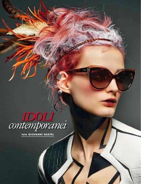 Sibui Nazarenko For Glamour Magazine, Italy, April 2014