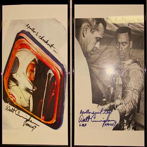 Apollo 7 photographs donated by AVBizPro to Apollo Community Regional Park in Lancaster