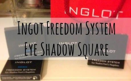 Inglot Freedom System Eye Shadow Square's- 423, 453, 450