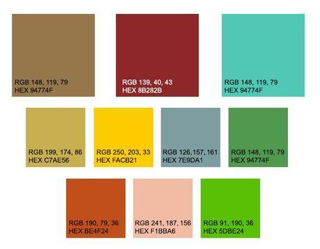 how to pick color palette to create blog images