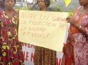 Congolese Protestors “No!” British Exploration World Heritage Site