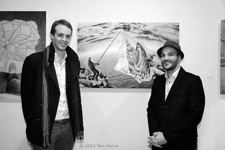 Belgian Consul in Seoul Pierre Steverlynck and Ben Heine - Exhibition in Brussels - DCA Gallery - 2014