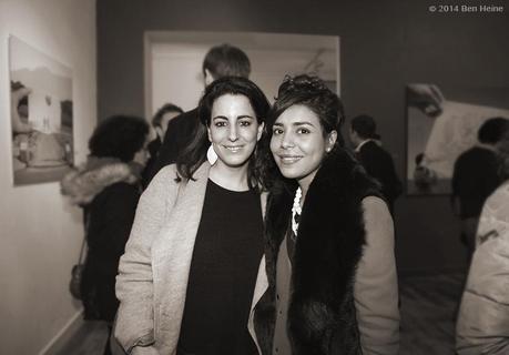 Stephanie Manasseh et Najwa Borro - Exposition de Ben Heine à la DCA Gallery - Belgique - 2014