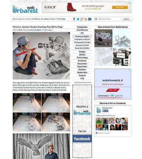 Ben Heine Art News Article - 2014