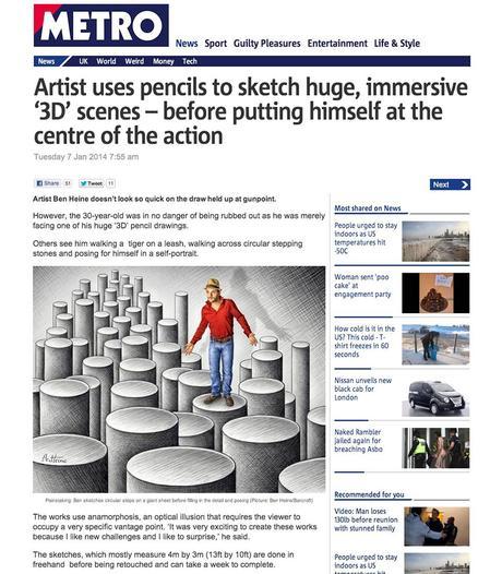 Ben Heine Art News Article - 2014