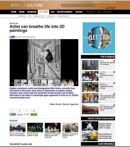 Ben Heine Art News Article - 2014