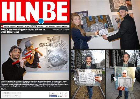 Ben Heine Art - HLN - Belgie (January 2014)