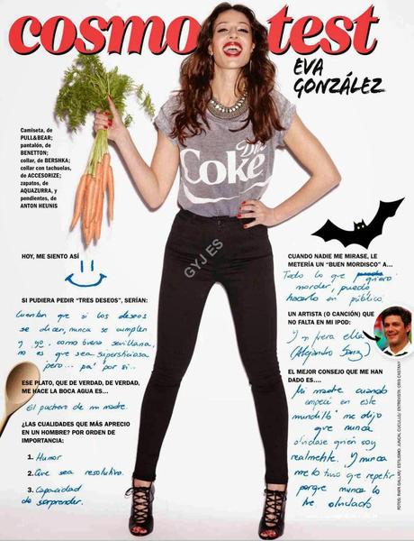 Eva Gonzalez For Cosmopolitan Magazine, Spain, April 2014