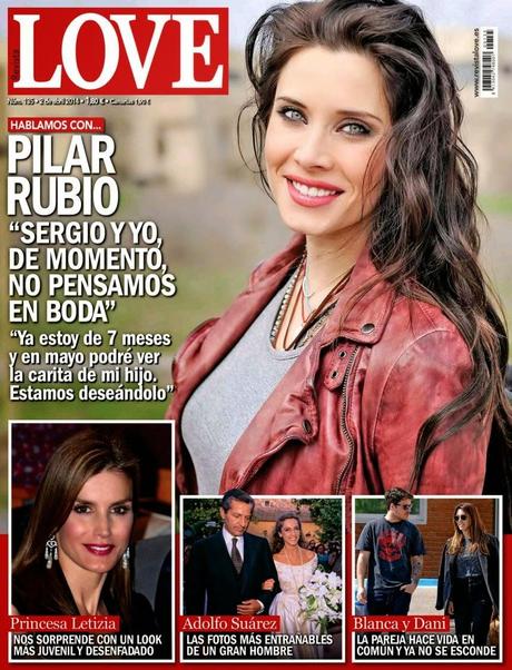 Pilar Rubio For Love Magazine, Spain, April 2014