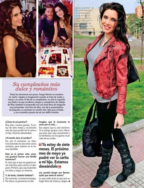 Pilar Rubio For Love Magazine, Spain, April 2014