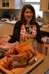 I think what I was saying, as I cooked my first Thanksgiving turkey a few years ago was, 