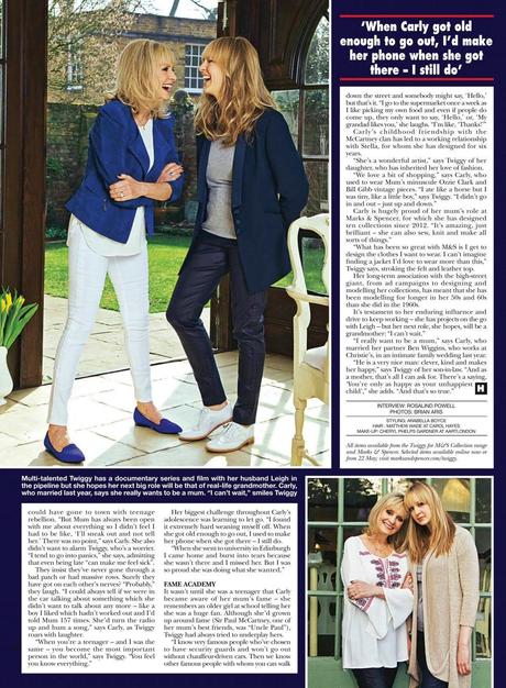 Twiggy Lawson For Hello Magazine, UK, March 2014