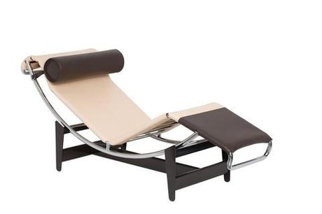 LC4 CP Charlotte Perriand chaise longue by Cassina