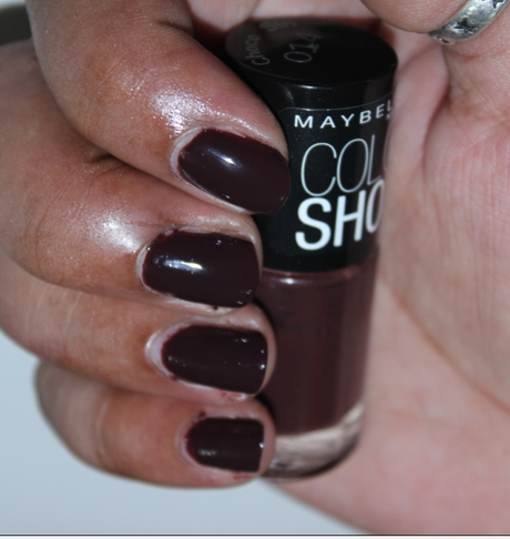 Nail Paint Review | Maybelline Color Show In Choco Sin