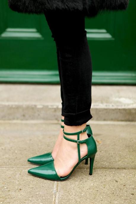 green shoes