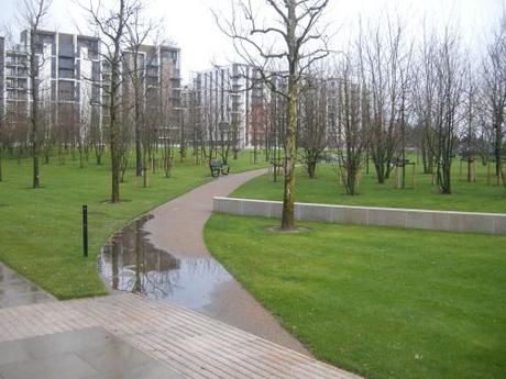 Victory Park, Stratford - Path Into Park