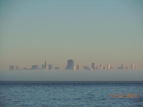 Fog covering San Francisco