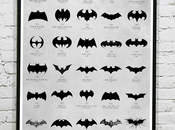 Friday Find Batman Symbol Evolution Poster