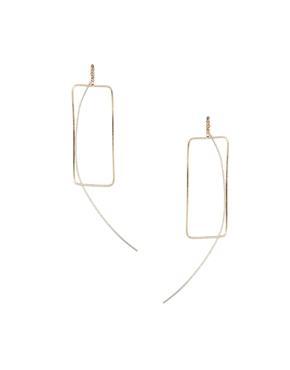 ASOS Rectangle Through Earrings