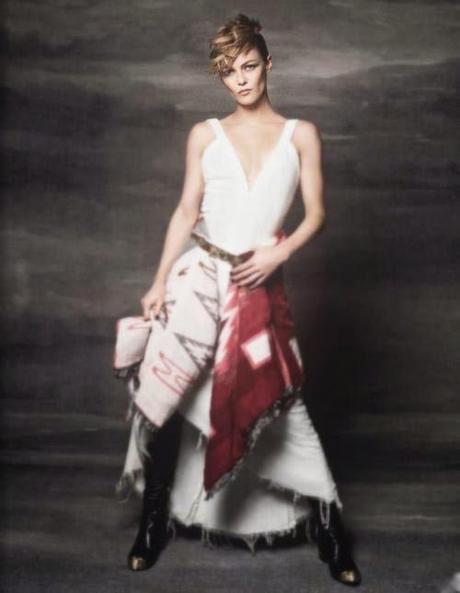 Vanessa Paradis by Karl Lagerfeld for Elle Magazine, France, March 2014