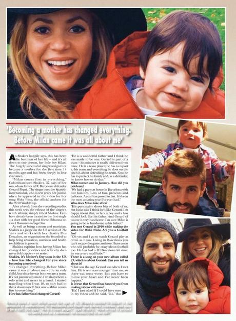 Shakira For Hello Magazine, UK, March 2014