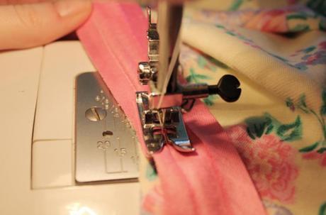 stretch bias binding DIY sewing tutorial