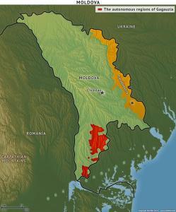 Gagauzia Moldova map
