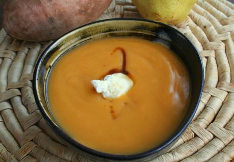 Sweet Potato and Pear Soup (Dairy, Gluten and Grain Free)