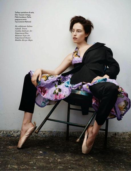 Alix Angjeli For Amica Magazine, Italy, April 2014