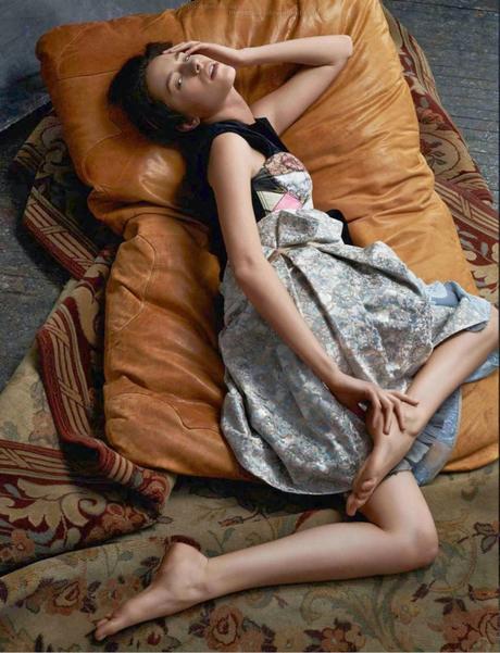 Alix Angjeli For Amica Magazine, Italy, April 2014