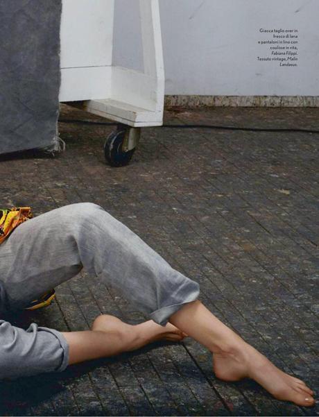 Alix Angjeli For Amica Magazine, Italy, April 2014