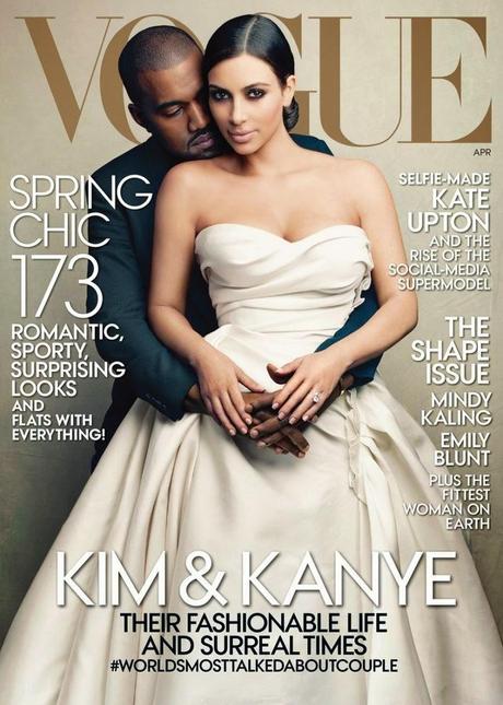 Kanye West, Kim Kardashian - Vogue Magazine,United States,April 2014