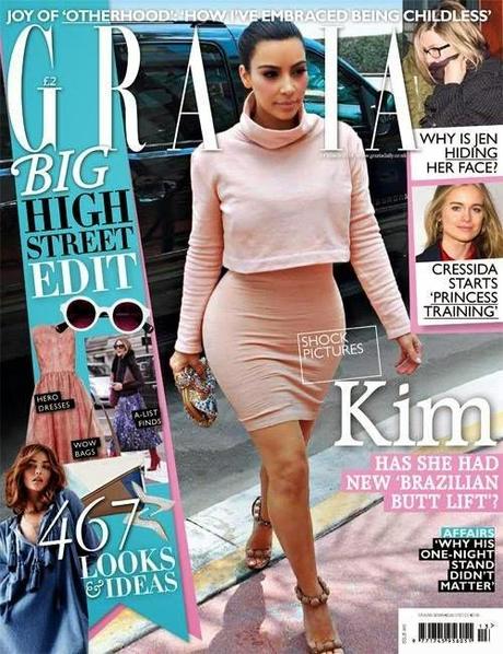 Kim Kardashian - Grazia Magazine,United Kingdom,March 2014