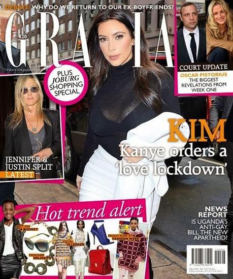 Kim Kardashian - Grazia Magazine,South Africa,March 2014