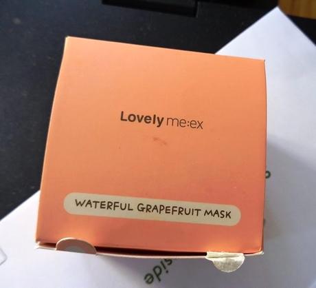 Zzzzz-ing with Sleeping Mask - The Face Shop Lovely me:ex Waterful Grapefruit Mask