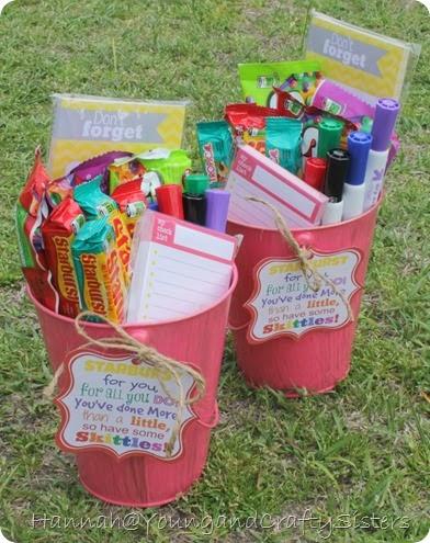 Teacher Appreciation Gift with Starburst and Skittles Printable - Paperblog