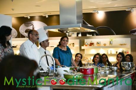 Interactive session with Chef Neeraj Choudhary at Arttd'inox, Global Foyer, Gurgaon