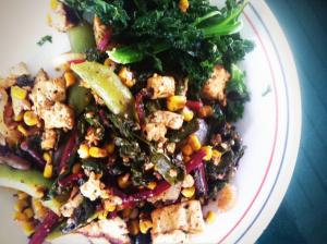 Beet Green Stir Fry