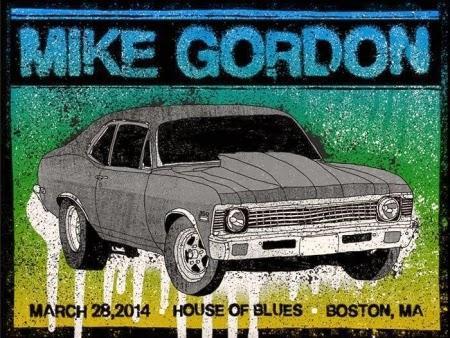 Mike Gordon Boston poster