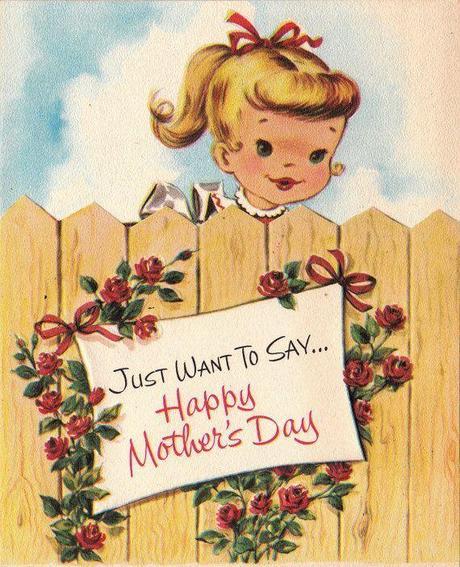 vintage 1950s greetings crd happy mothers day