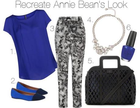 Recreate Annie Bean style: floral trousers