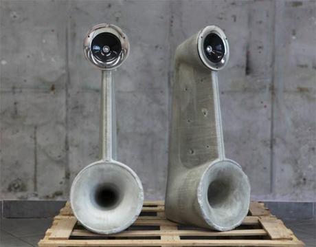 concrete design speakers