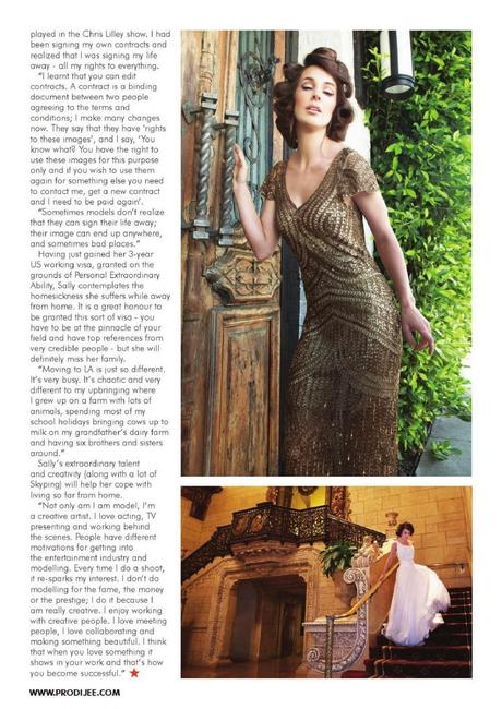 Sally Arnott For Prodijee Magazine, Issue 17 2014