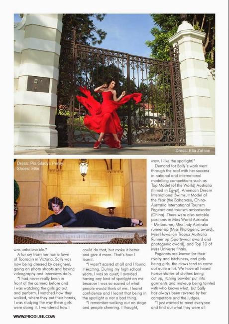 Sally Arnott For Prodijee Magazine, Issue 17 2014