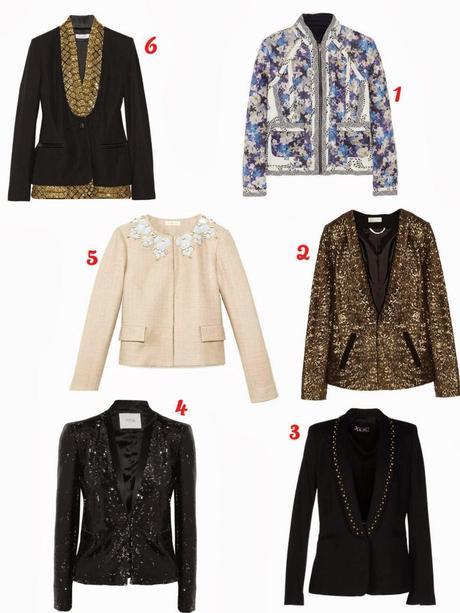 embellished blazers