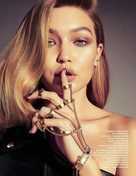 Gigi Hadid For Schon! Magazine issue 24 2014 